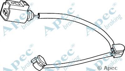 APEC BRAKING wir5272 -  Указатель износа, накладка тормозной колодки